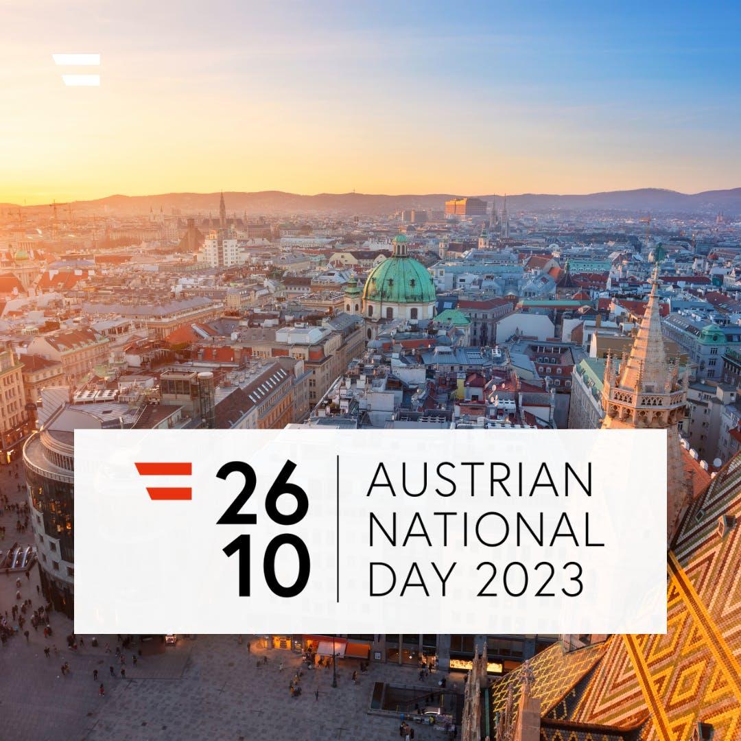 Счастливого Национального праздника Австрии 2023!